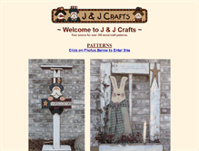 Tablet Screenshot of jandjcrafts.com